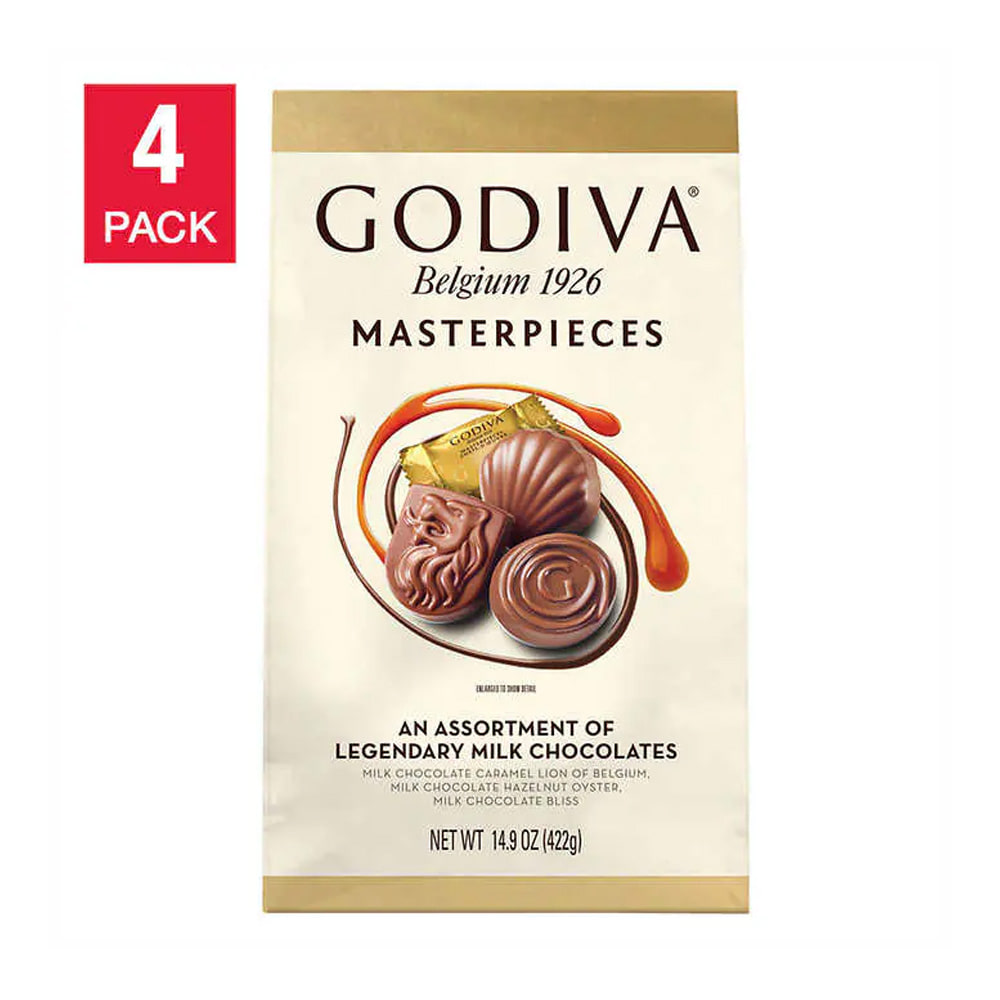 고디바 마스터피스 초콜릿 밀크초콜릿 422g X 4팩